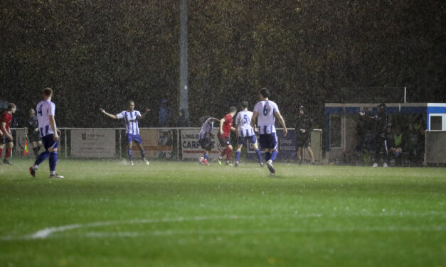 RAIN SCUPPERS WYTHENSHAWE MATCH