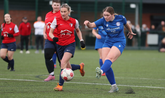 EWES RUN HALTED IN WIGAN